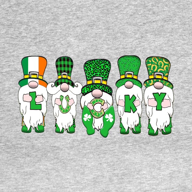 Irish St. Patrick's Day Gnomes Leprechauns Lucky Shamrocks by Kdeal12